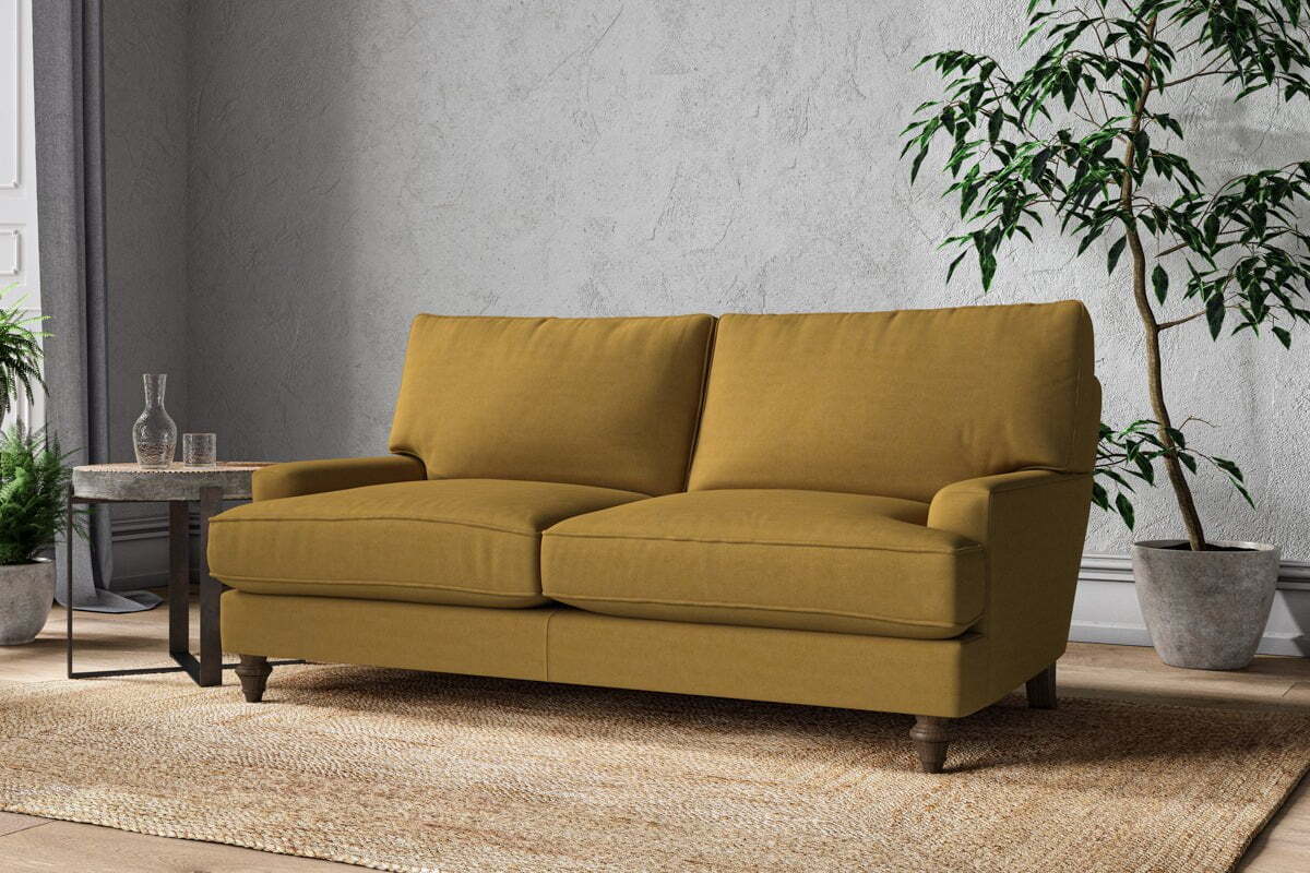 Marri Medium Sofa - Recycled Cotton Ochre