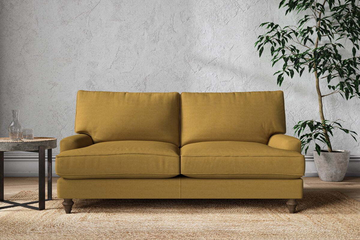 Marri Medium Sofa - Recycled Cotton Ochre