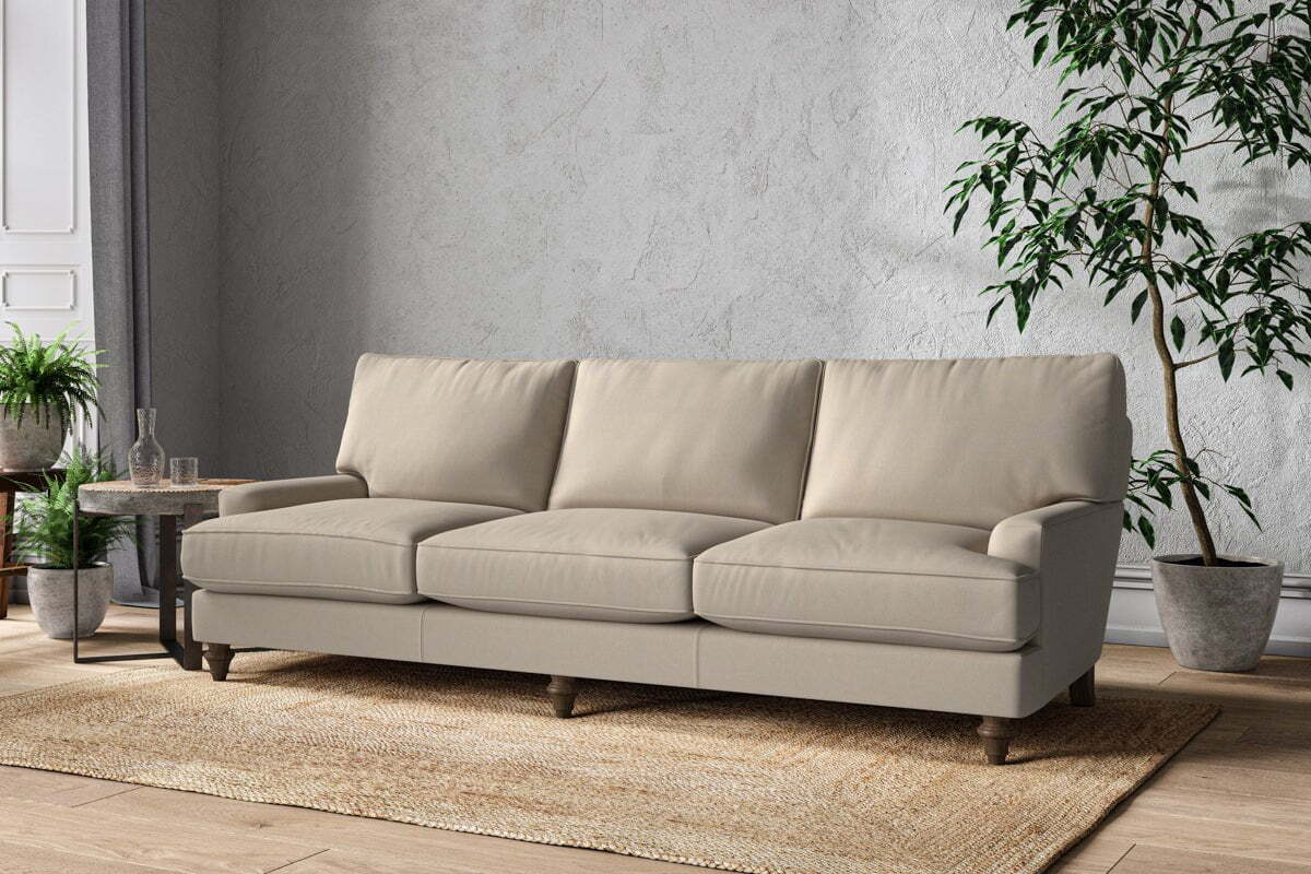 Marri Super Grand Sofa - Recycled Cotton Stone