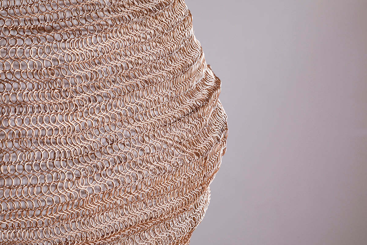 Mukuni Wire Lampshade - Brass - Large