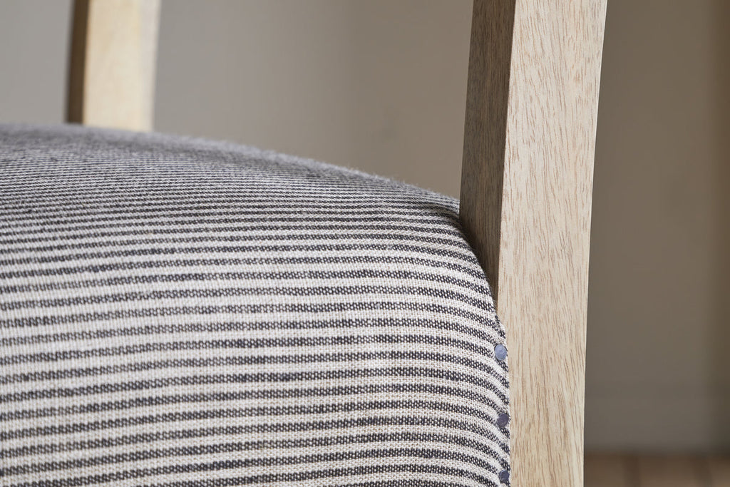 Nadeeka Linen Upholstered Counter Chair - Soft Grey