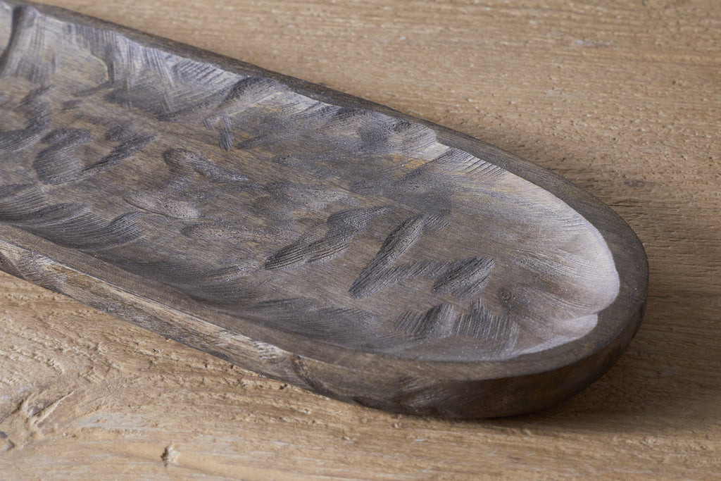 Nyati Serving Platter - Dark Brown
