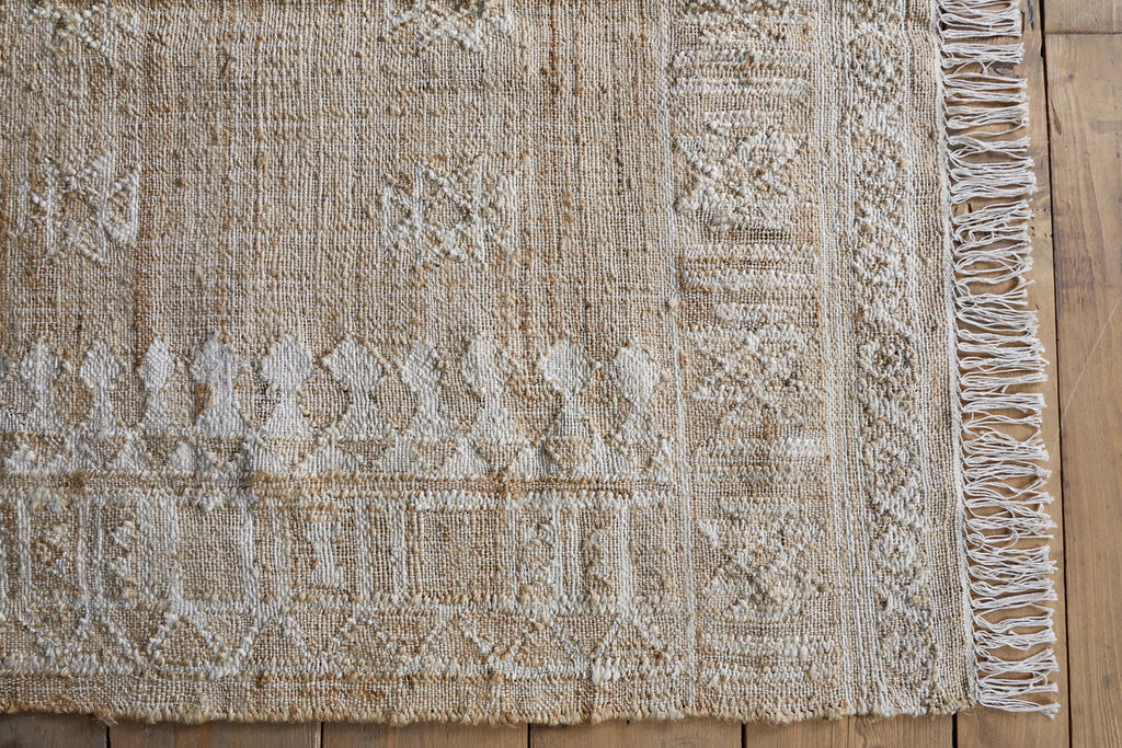 Aqil Jute & Cotton Rug - Natural