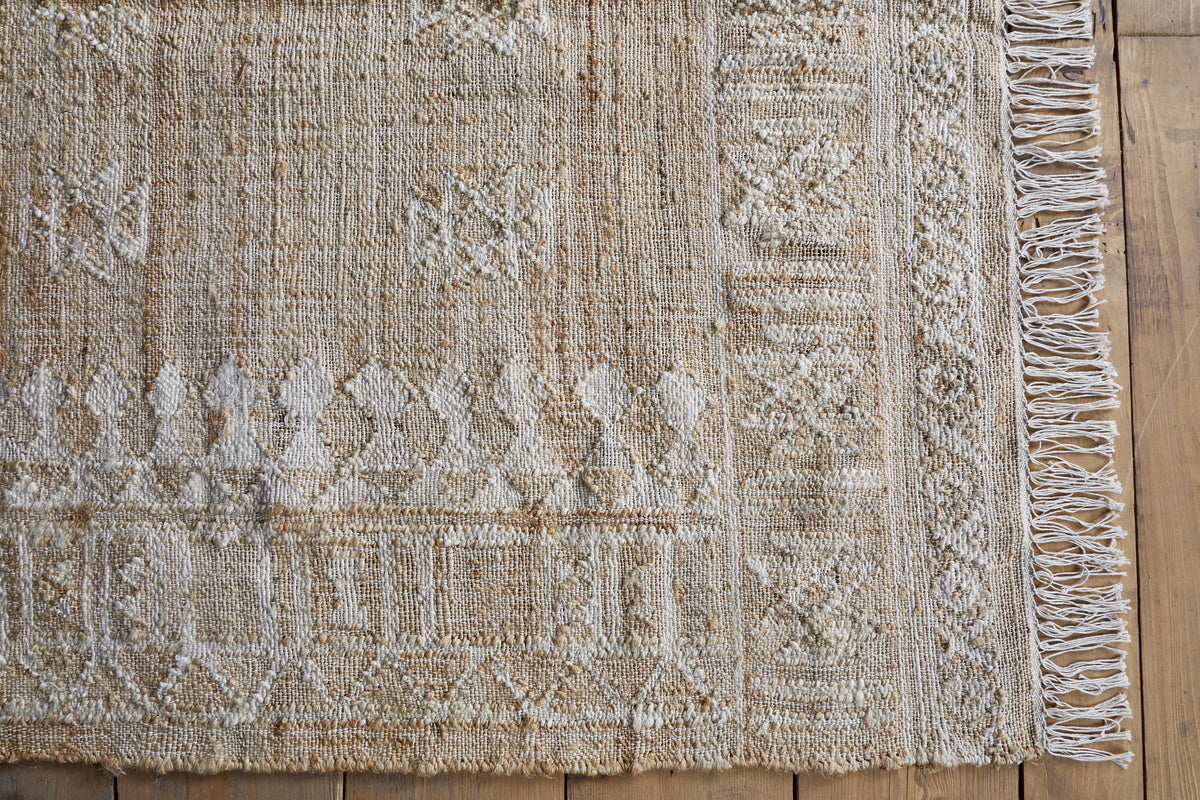 Aqil Jute & Cotton Rug - Natural