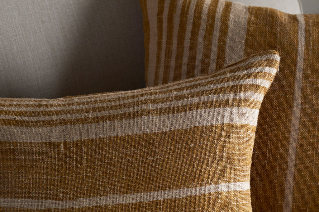 Eesha Jute Cushion Cover - Ochre