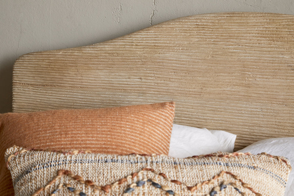 Vivan Grooved Bed - Natural