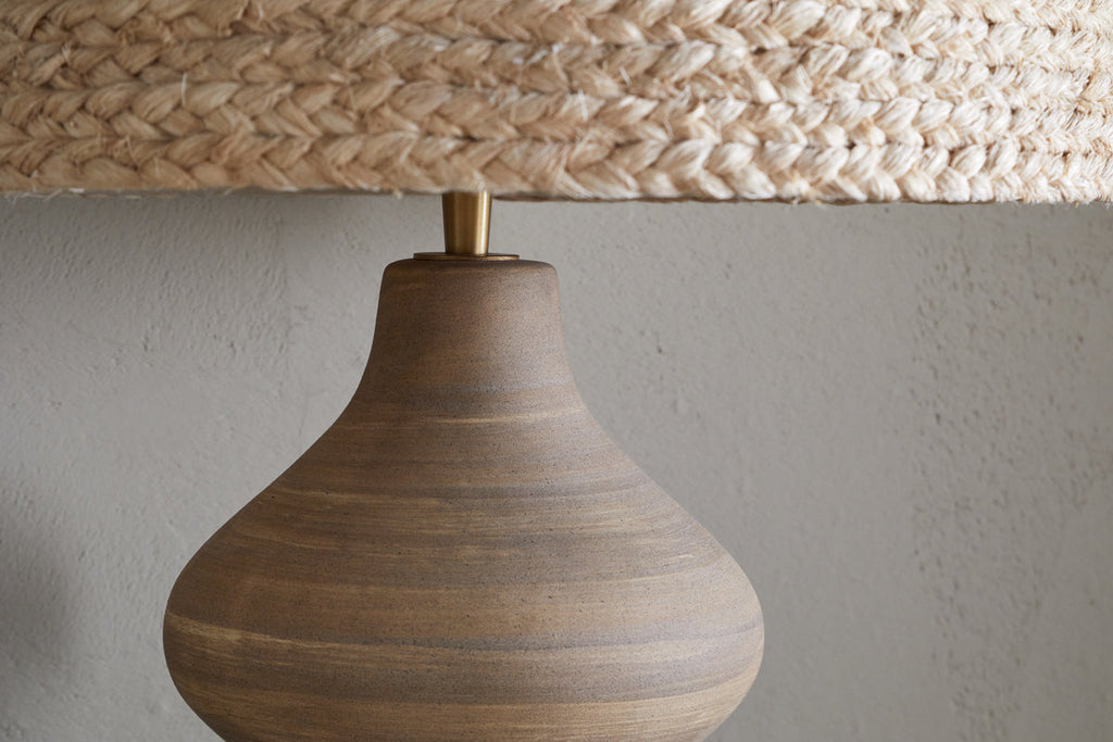 Dalat Ceramic Table Lamp Base - Natural