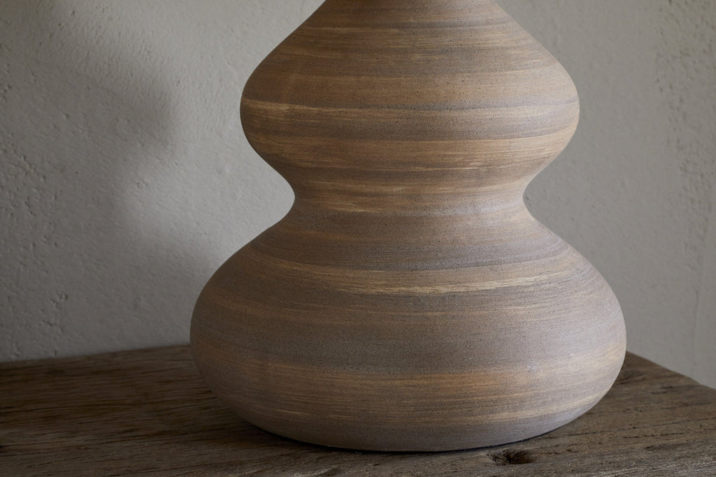 Dalat Ceramic Table Lamp Base - Natural