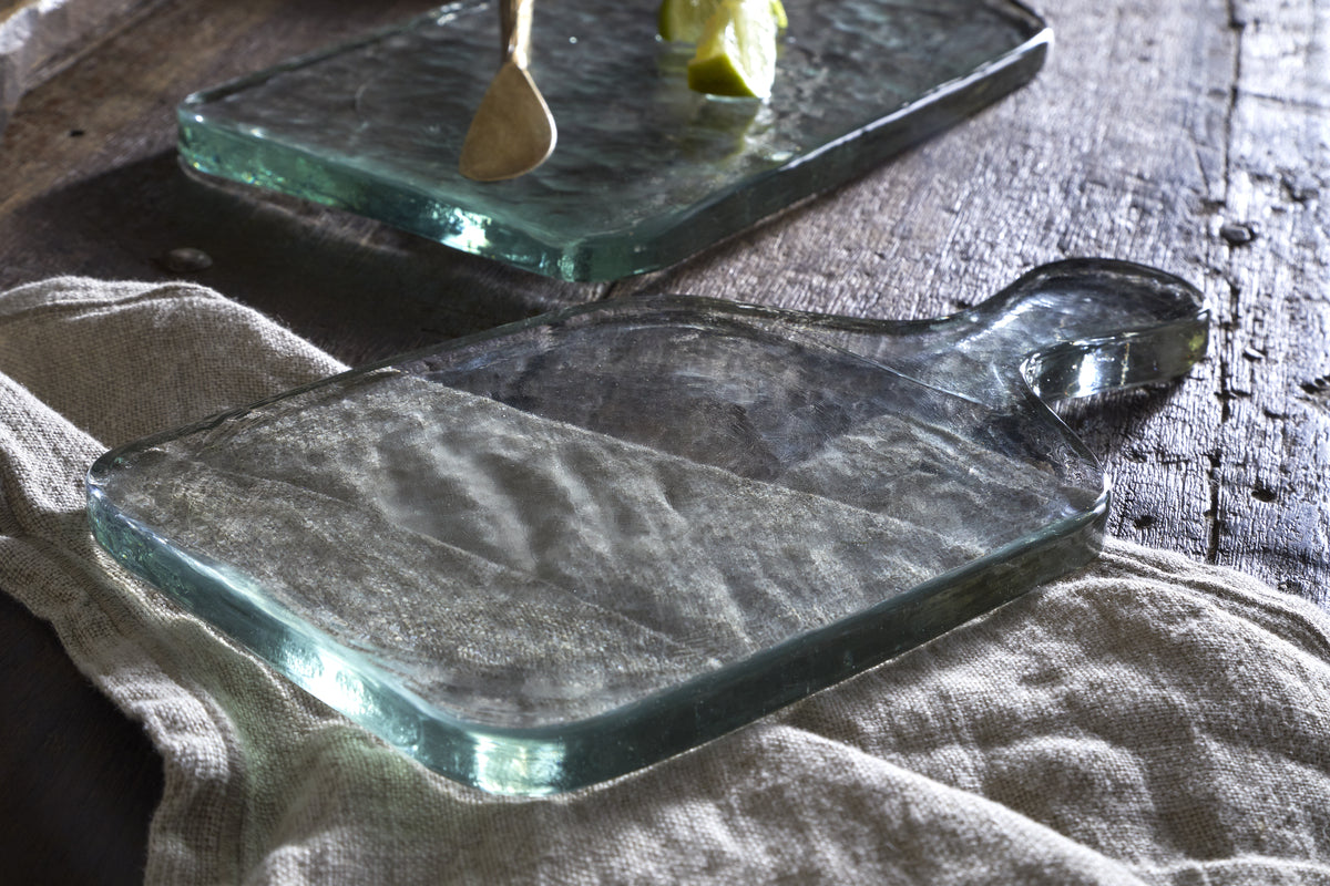 Komal Serving Platter - Clear