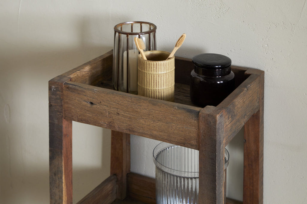 Akara Reclaimed Wood Storage Caddy - Natural