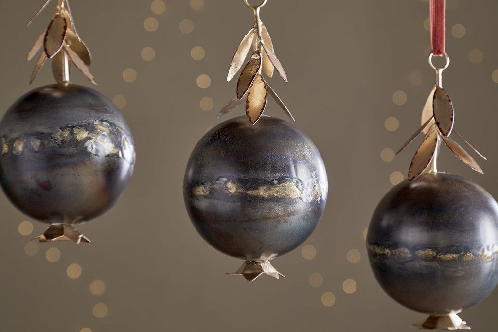 Kalira Baubles  - Black & Brass - (Set of 3)