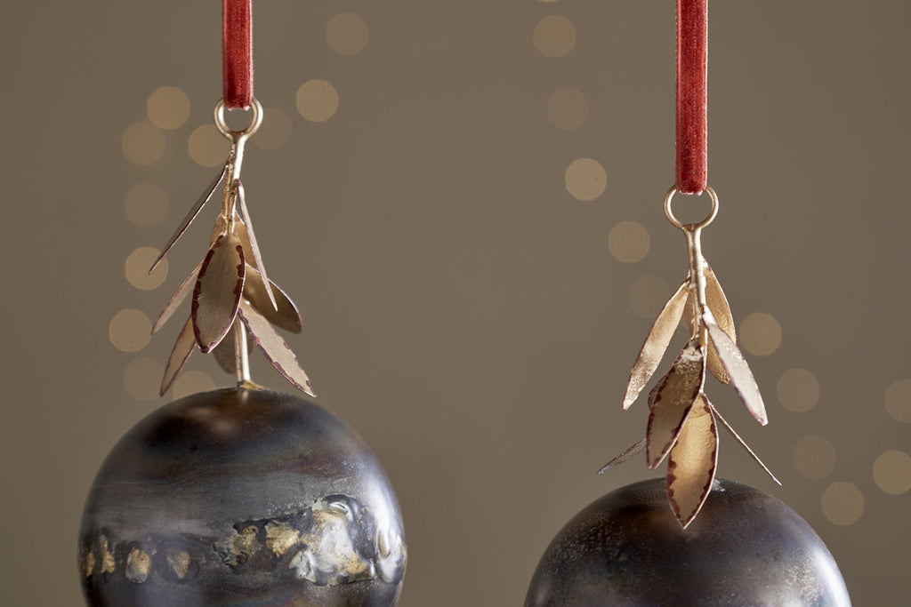 Kalira Baubles  - Black & Brass - (Set of 3)