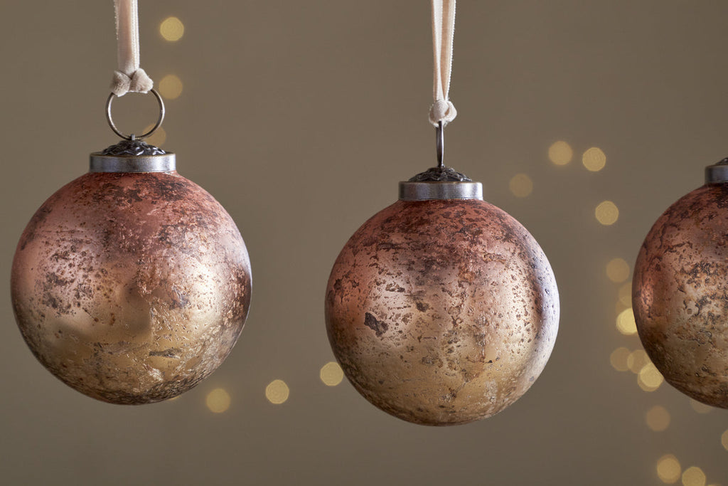 Pasali Baubles - Copper Smoke - (Set of 4)