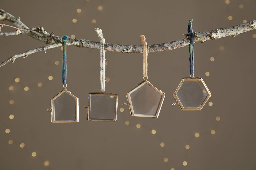 Tiny Kiko Frame Decorations - Aged Antique - (Set of 4)