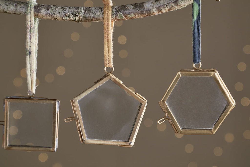 Tiny Kiko Frame Decorations - Aged Antique - (Set of 4)