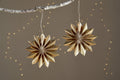 Amata Brass Star Baubles - Antique Brass - (Set of 2)