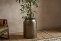 Roja Metal Planter - Oxidised Metal
