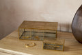 Kijang Jewellery Box - Brass & Clear