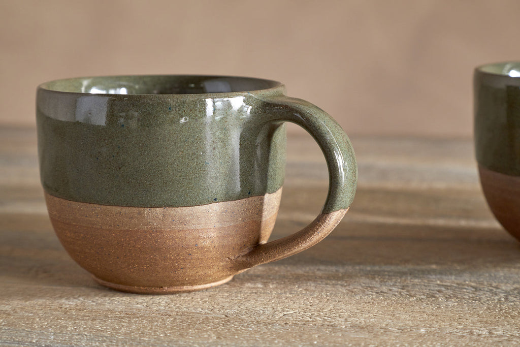 Mali Coffee Mug - Forest Green - Small (Set of 2)