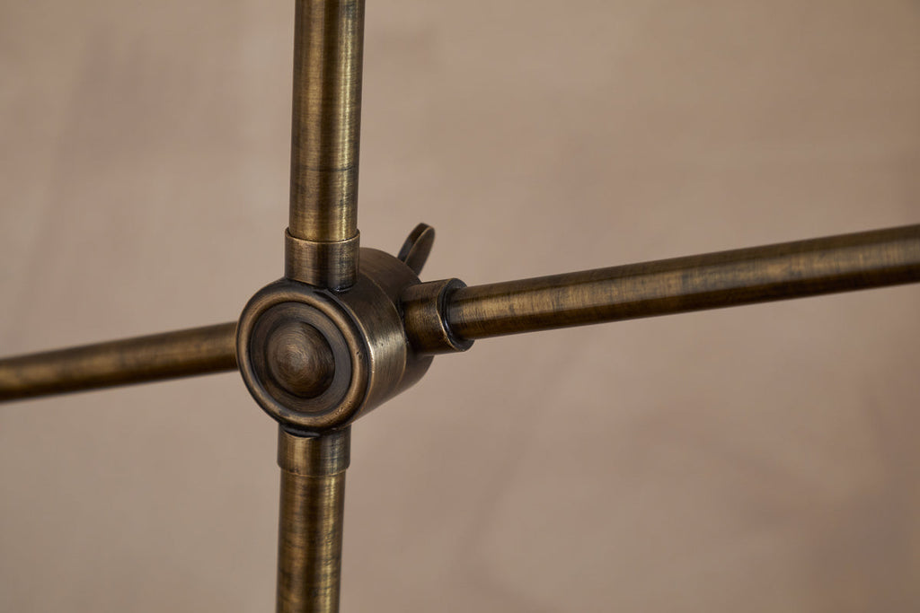 Thenkara Directional Floor Lamp - Antique Brass