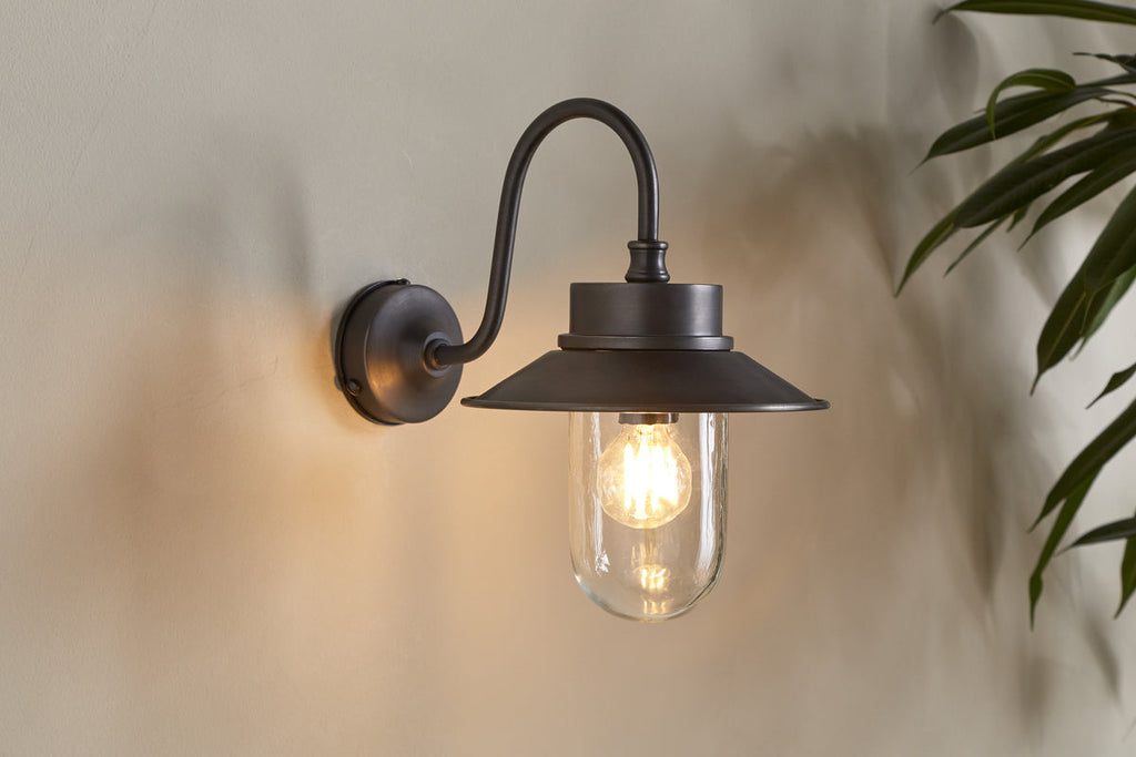 Alwar Outdoor Wall Light - Antique Bronze