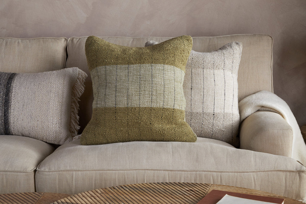 Mayla Cushion Cover - Olive Green