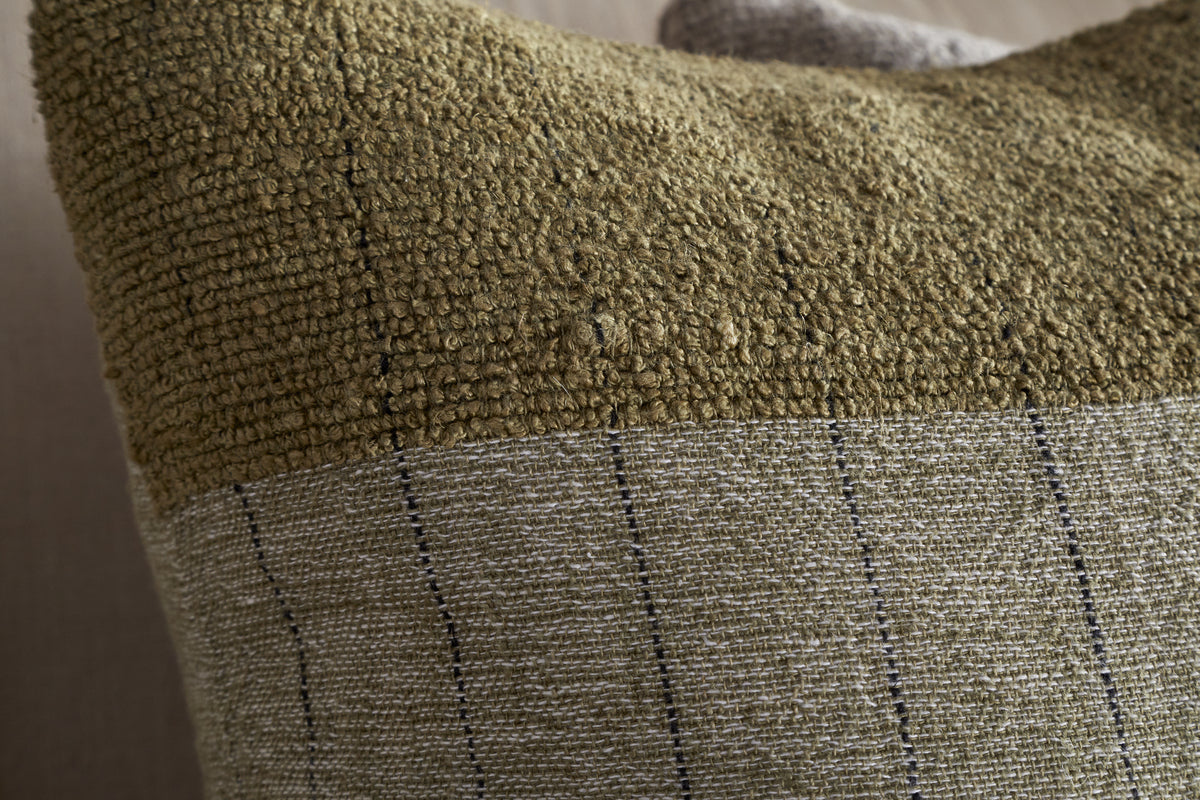 Mayla Cushion Cover - Olive Green