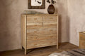 Sri Mango Wood Chest of Drawers - Natural