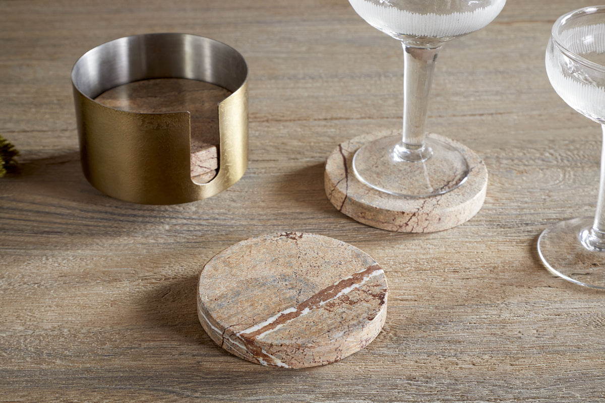 Amaya Coasters - Aged Antique