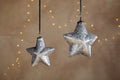 Riyara Giant Baubles - Silver Sparkle