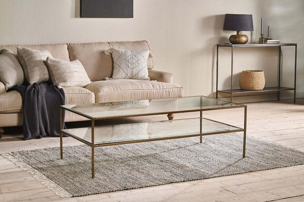 Nakuru Iron & Glass Coffee Table