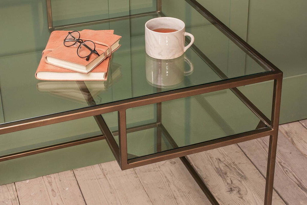 Nakuru Iron & Glass Desk