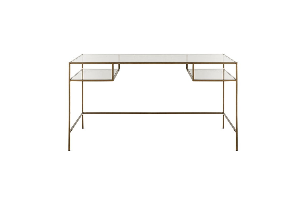 Nakuru Iron & Glass Desk