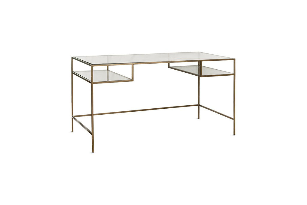 Nakuru Iron & Glass Desk