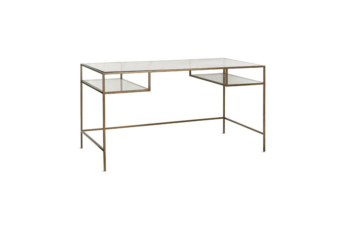 Nakuru Iron & Glass Desk