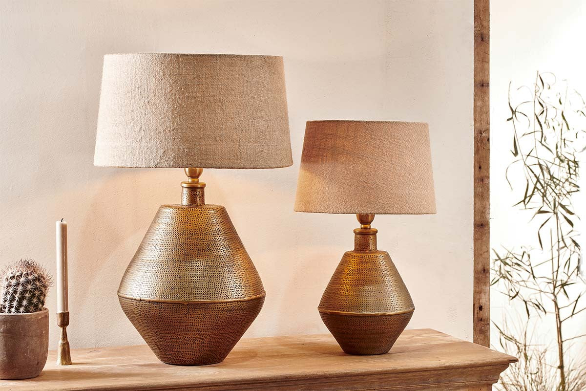 Nalgonda Lamp Base - Antique Brass - Large