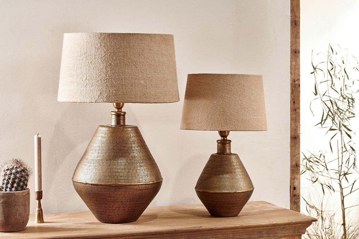 Nalgonda Lamp Base - Antique Brass - Large