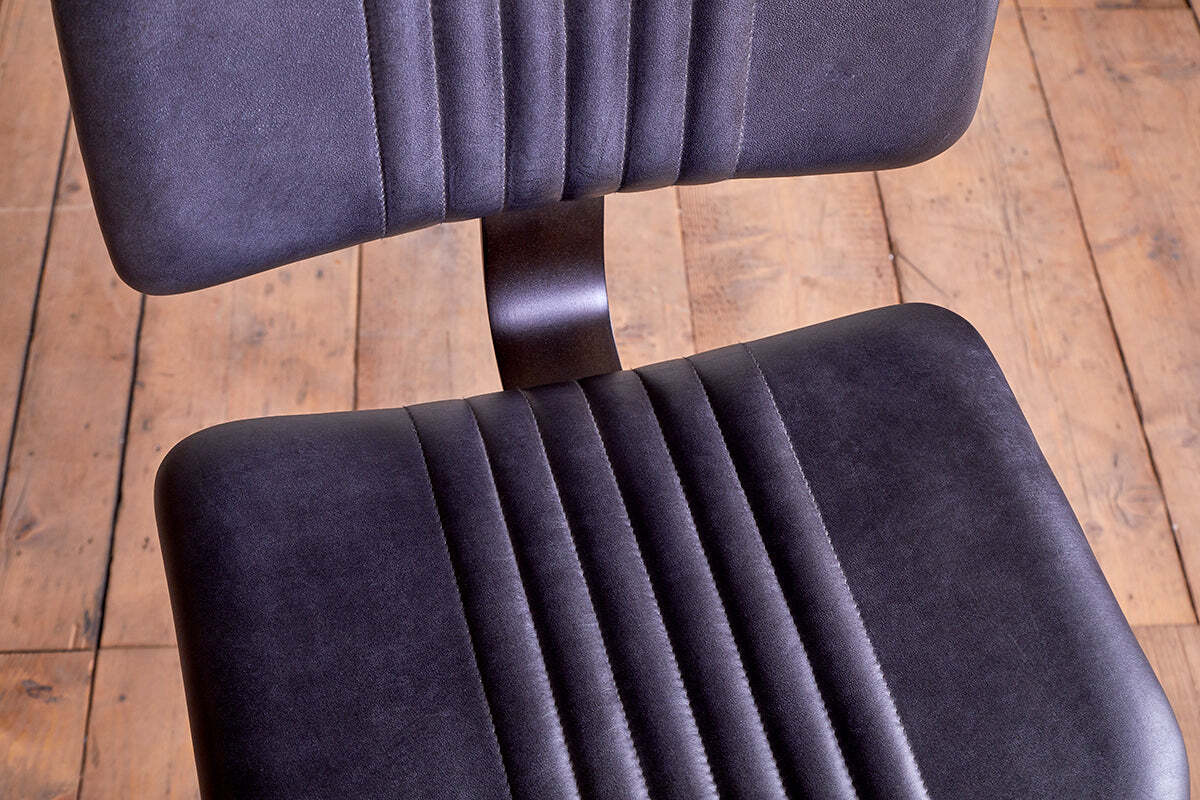 Narwana Bar Chair - Aged Black