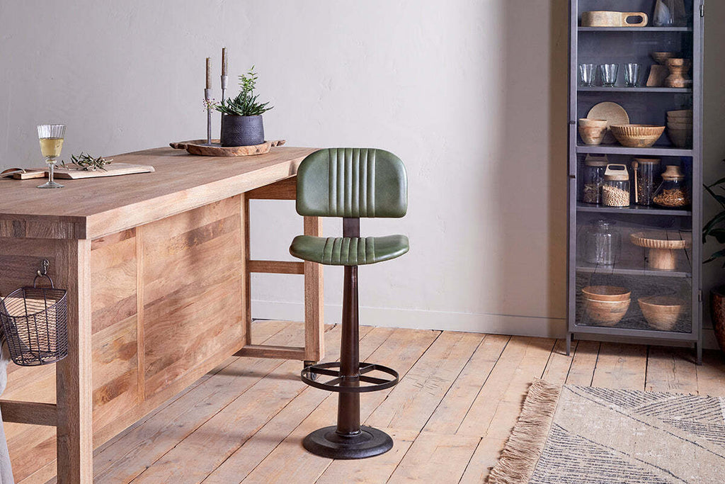 Narwana Bar Chair - Rich Green