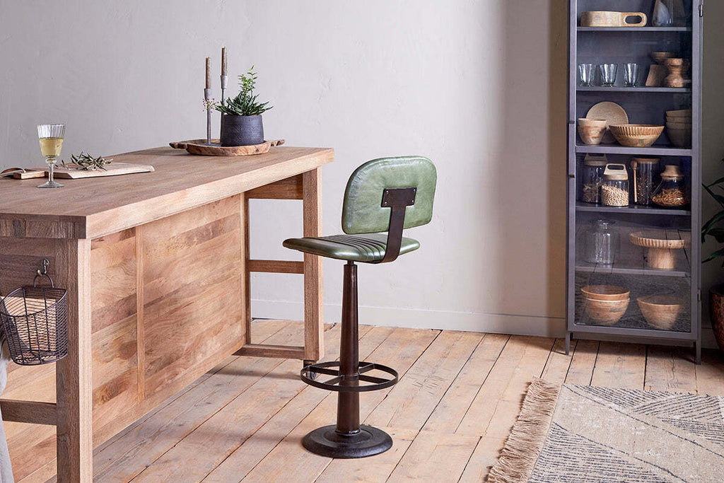 Narwana Bar Chair - Rich Green