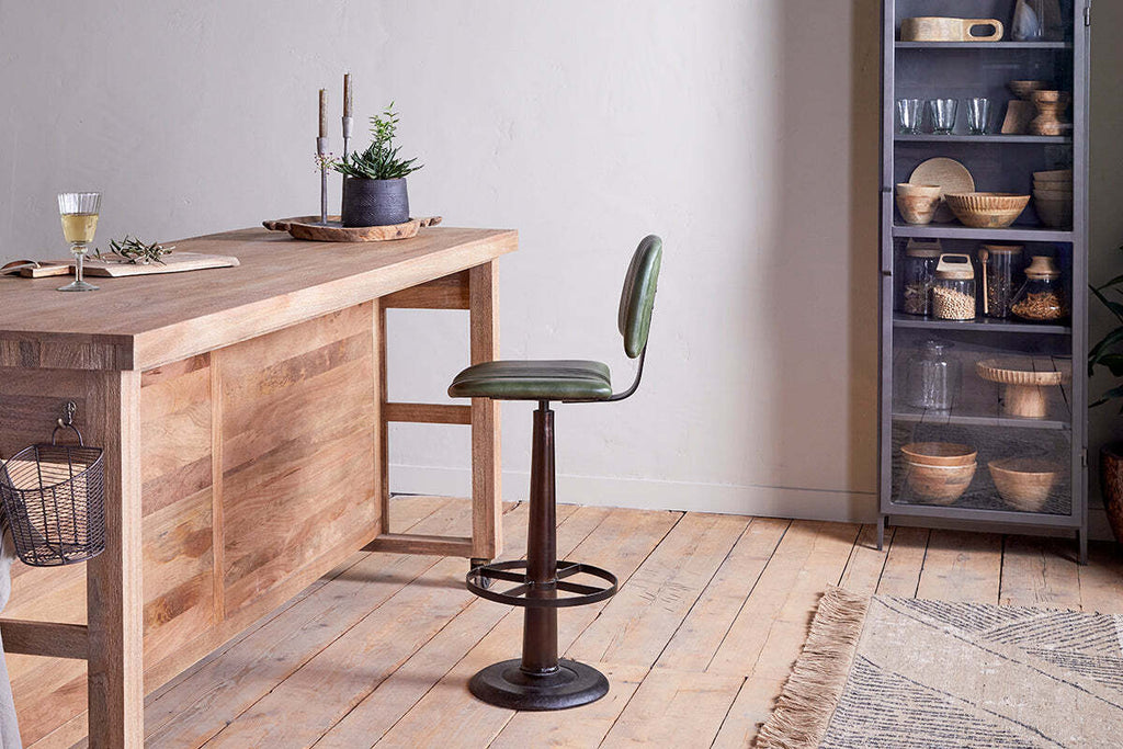 Narwana Bar Chair - Rich Green