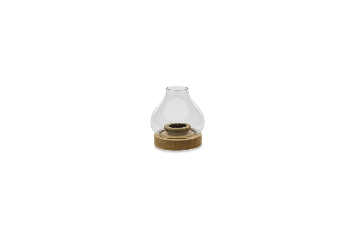 Naryla Mango Wood Lantern - Natural