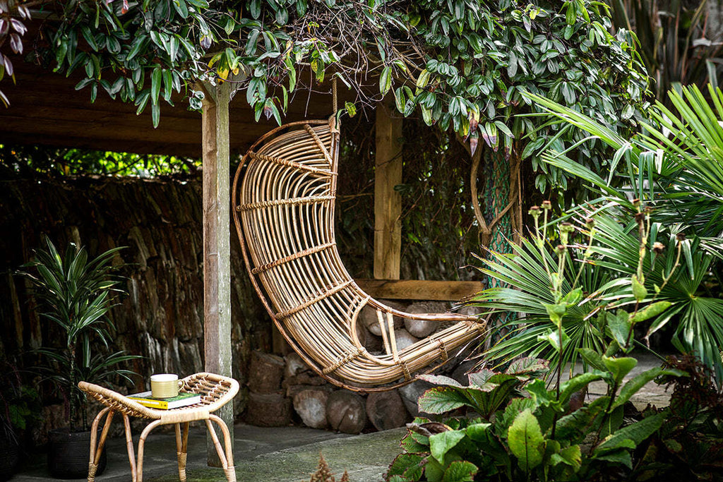 Nesari Rattan Hanging Chair - Natural
