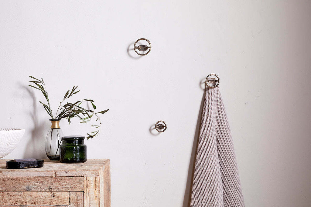 Olani Bathroom Hooks - Antique Brass - (Set of 3)