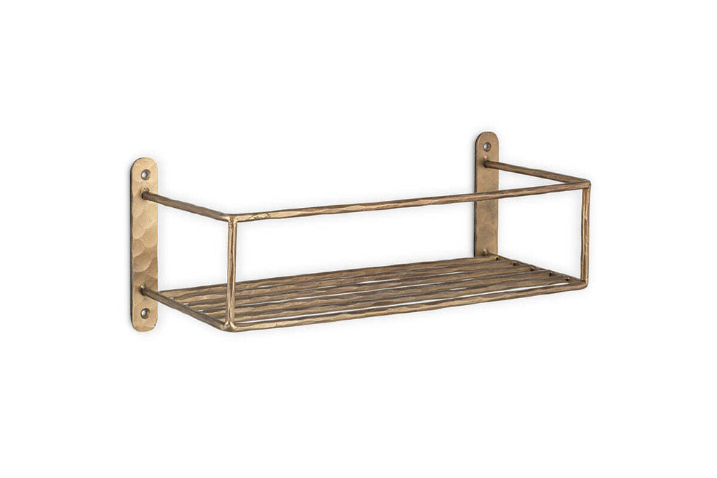 Olani Bathroom Shelf - Antique Brass