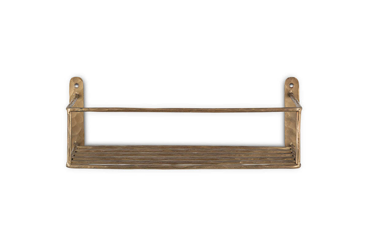Olani Bathroom Shelf - Antique Brass