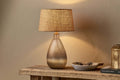 Palla Recycled Glass Table Lamp Base - Rustic Smoke
