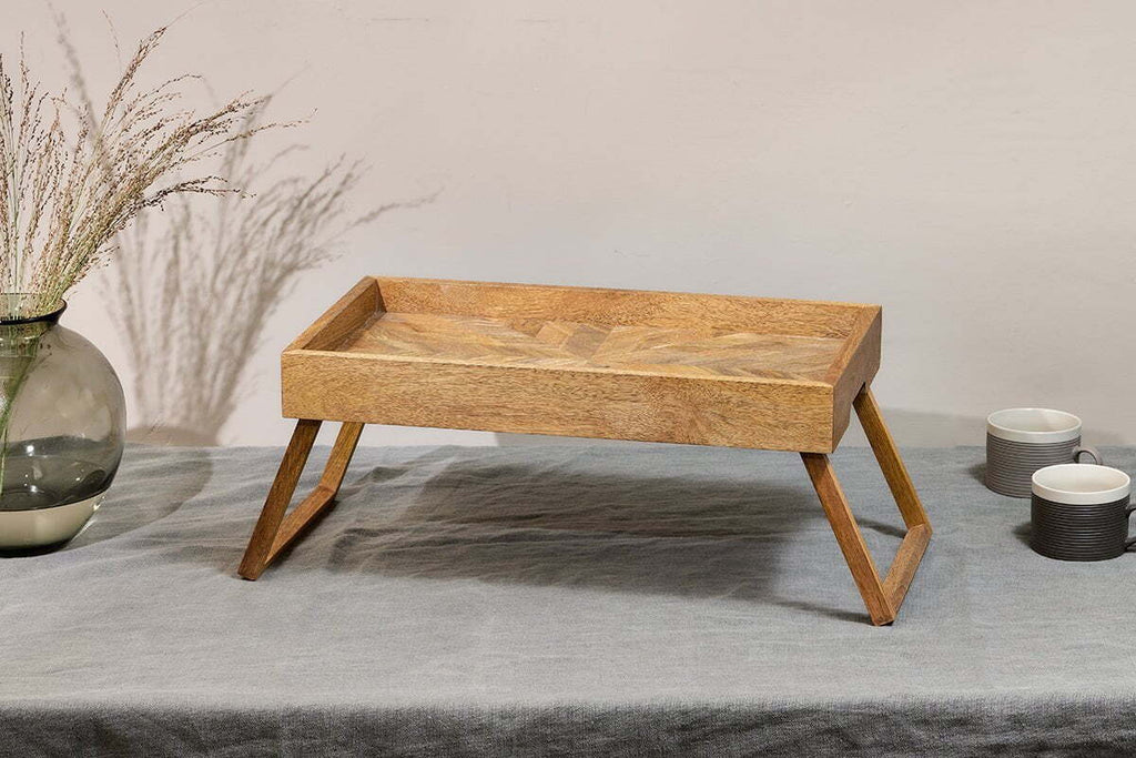 Pawi Mango Wood Breakfast Tray