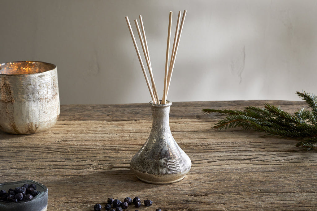 Juniper & Fir Reed Diffuser - Antique Gold