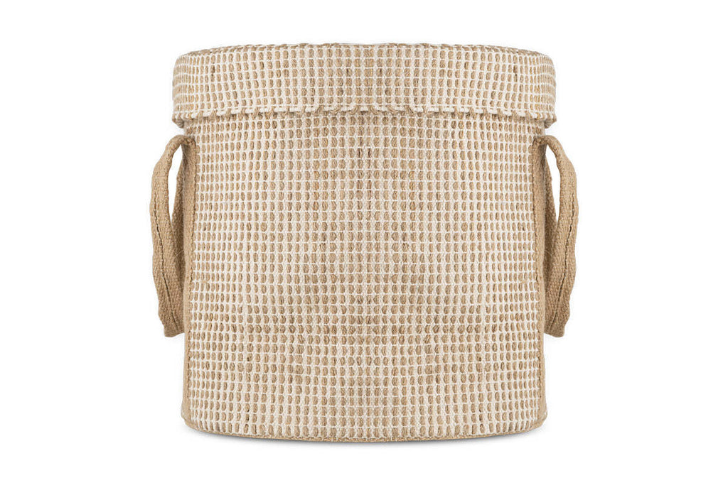 Rohia Laundry Basket - Natural & Cream